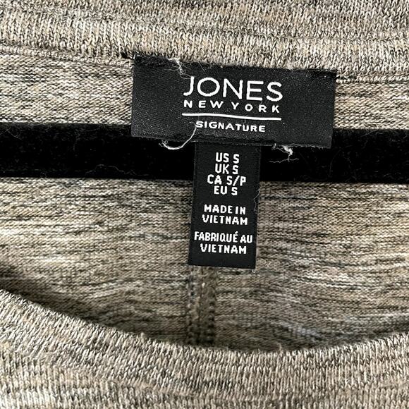 Jones New York Brown Round Neck Tunic Sweater Pullover S - Picture 5 of 6